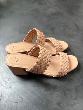 A New Day Woven Slides